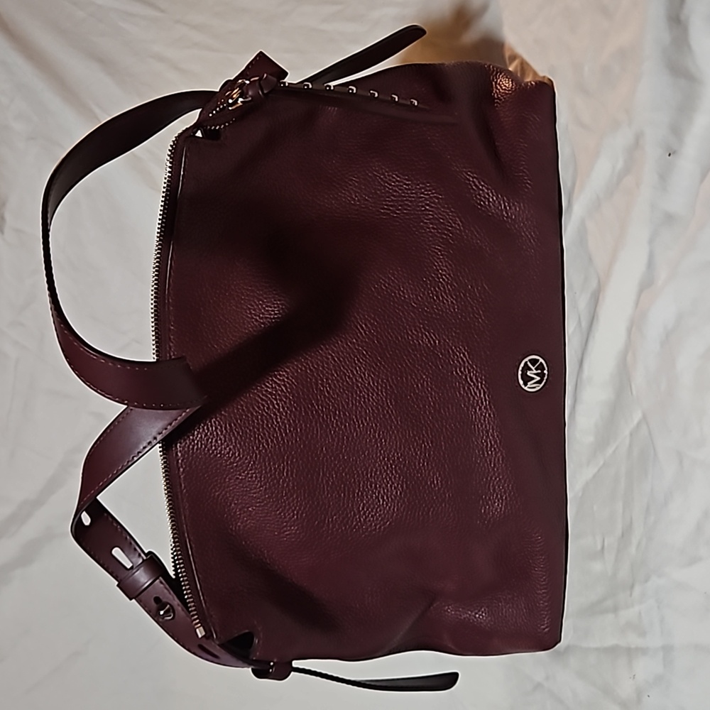 MK Leather Satchel